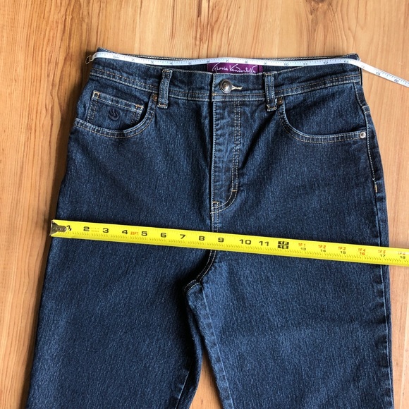 Gloria Vanderbilt Capri Jeans Amanda Denim Size 6 - Picture 7 of 14